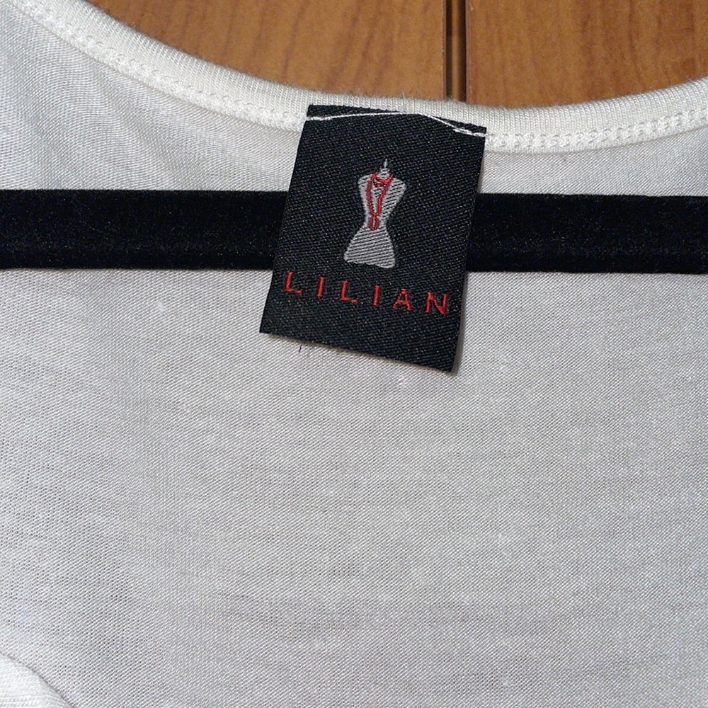 Lilian Hi-Lo Blouse - White - Size 3X - Picture 6 of 10